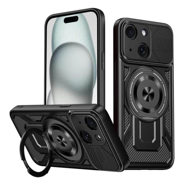 Armor Rotating Holder MagSafe Phone Case, For iPhone 15, For iPhone 14 Plus, For iPhone 14, For iPhone 14 Pro – Bild 1