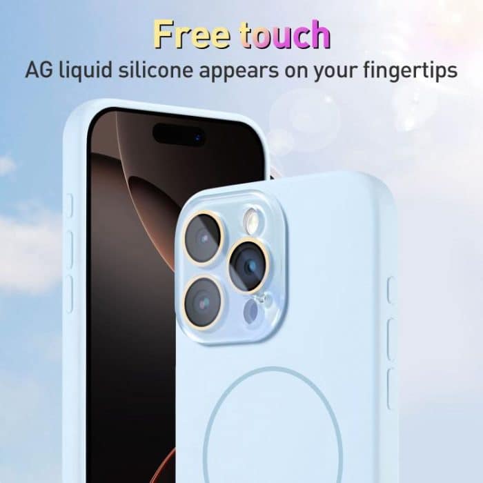 Thin Circle MagSafe Liquid Silicone Phone Case, For iPhone 15 Pro Max, For iPhone 15 Pro, For iPhone 15 – Bild 2