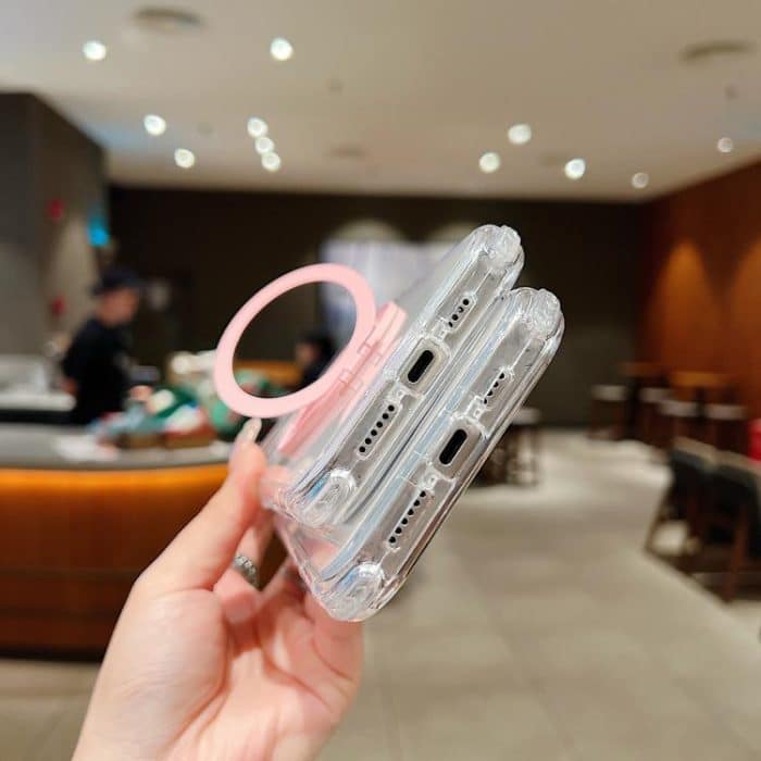 Dreamland Transparent MagSafe Holder Phone Case, For iPhone 15 Plus, For iPhone 15, For iPhone 14 Plus – Bild 5