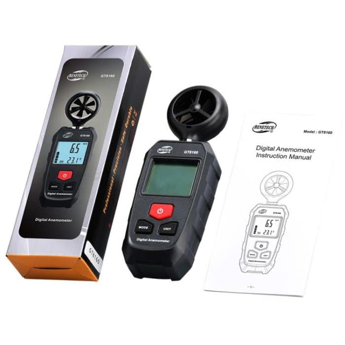 BENETECH GT8160 Hand-Anemometer zur Messung von Windgeschwindigkeit und Temperatur – Bild 5