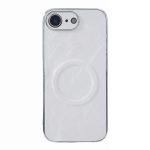 Electroplating PC Snow Bark Texture MagSafe Phone Case, For iPhone 16e, For iPhone 16 Pro Max, For iPhone 16 Pro, For iPhone 16 Plus