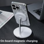 Electroplating PC Snow Bark Texture MagSafe Phone Case, For iPhone 16, For iPhone 15 Pro Max, For iPhone 15 Pro, For iPhone 15 Plus – Bild 5