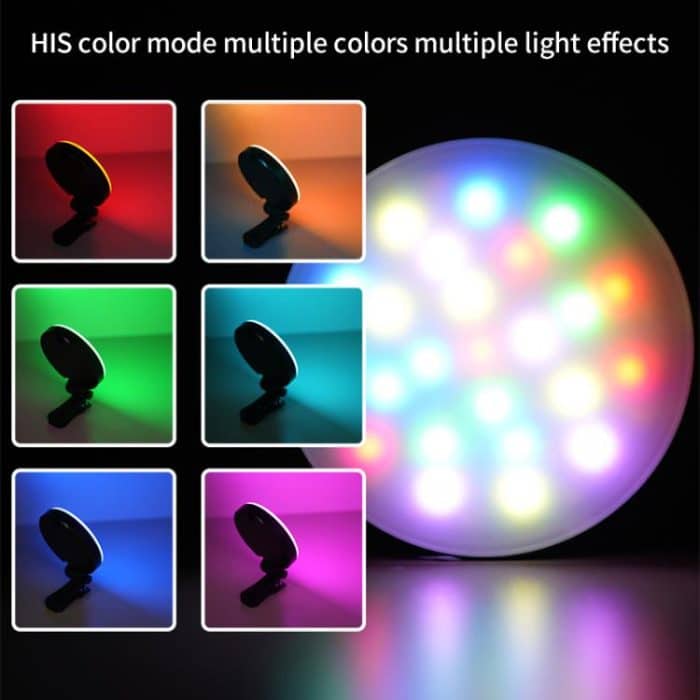 GZ-669 Full Color Round Portable Pocket Fill Light – Bild 3