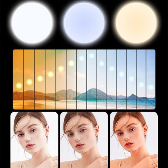 GZ-669 Full Color Round Portable Pocket Fill Light – Bild 4