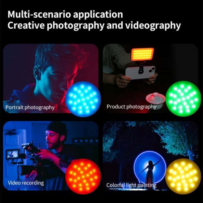 GZ-669 Full Color Round Portable Pocket Fill Light – Bild 7