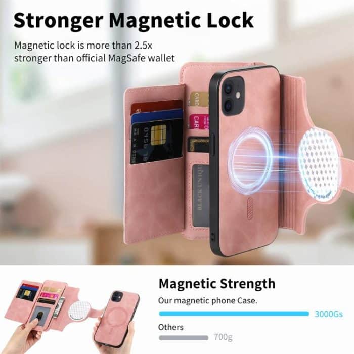 Ring Zipper Wallet RFID Blocking MagSafe Leather Phone Case, For iPhone 11, For iPhone 11 Pro, For iPhone X / XS – Bild 5