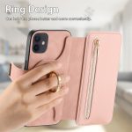Ring Zipper Wallet RFID Blocking MagSafe Leather Phone Case, For iPhone 11, For iPhone 11 Pro, For iPhone X / XS – Bild 7
