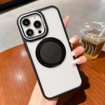 Transparent MagSafe Magnetic Holder Phone Case, For iPhone 15 Pro Max, For iPhone 15 Pro, For iPhone 15 Plus, For iPhone 15