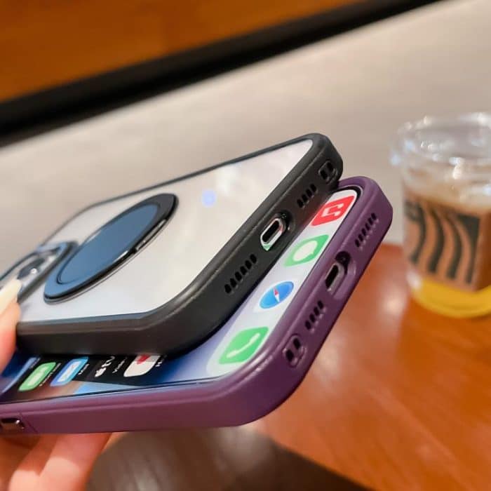 Transparent MagSafe Magnetic Holder Phone Case, For iPhone 14 Plus, For iPhone 14, For iPhone 14 Pro, For iPhone 14 Pro Max – Bild 5