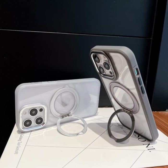 Transparent MagSafe Ring Holder Phone Case, For iPhone 16 Pro Max, For iPhone 16 Pro, For iPhone 16 Plus, For iPhone 16 – Bild 7