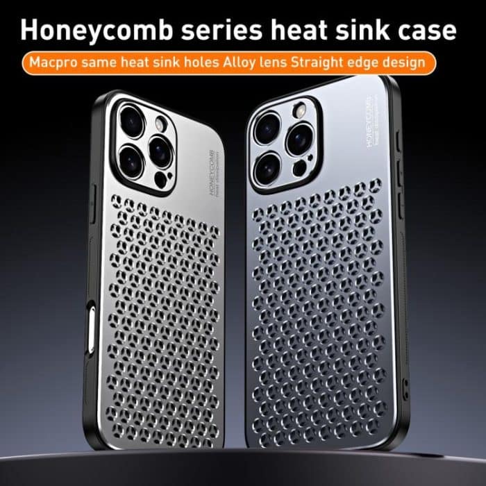 Honeycomb Radiating Alloy Phone Case, For iPhone 13 Pro Max, For iPhone 13 Pro, For iPhone 13 – Bild 2