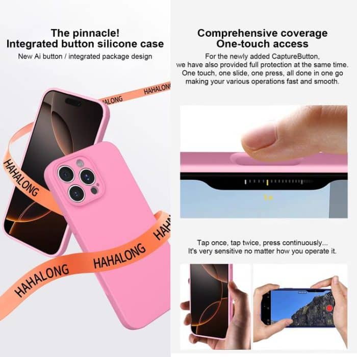 Fine Hole Liquid Silicone Phone Case, For iPhone 16, For iPhone 15 Pro Max – Bild 2
