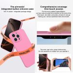 Fine Hole Liquid Silicone Phone Case, For iPhone 16 Pro Max, For iPhone 16 Pro – Bild 2