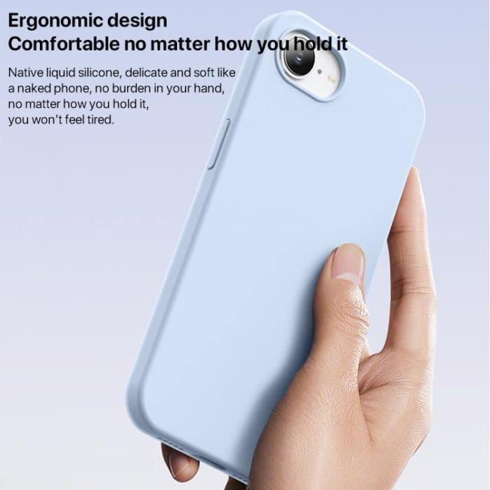 Burom Cloud Sensing Ultra-thin Liquid Silicone Full Coverage Phone Case, For iPhone 12 Pro Max – Bild 4