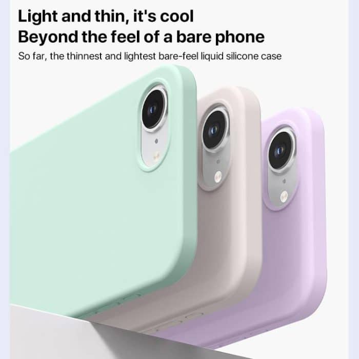 Burom Cloud Sensing Ultra-thin Liquid Silicone Full Coverage Phone Case, For iPhone 12 Pro Max – Bild 5