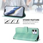 Line Splicing Buckle Retro Leather Phone Case, For iPhone 11, For iPhone 11 Pro, For iPhone X / XS – Bild 4