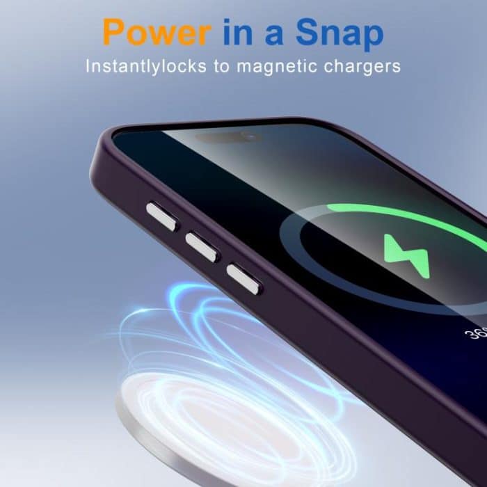 Skin Feel Invisible Kickstand MagSafe Phone Case, For iPhone 15 Pro Max, For iPhone 15 Pro, For iPhone 15 Plus, For iPhone 15 – Bild 4