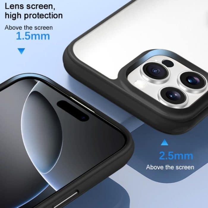 Phantom Frosted Airbag Shockproof Transparent Phone Case, For iPhone 16 Pro Max, For iPhone 16 Pro, For iPhone 16 Plus, For iPhone 16 – Bild 4