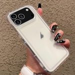 Photo Frame Airbag Shockproof TPU Phone Case, For iPhone 17 Pro Max, For iPhone 17 Pro, For iPhone 17, For iPhone 17 Air, For iPhone 16e, For iPhone 16 Pro Max, For iPhone 16 Pro, For iPhone 16 Plus, For iPhone 16, For iPhone 15 Pro Max, For iPhone 15 ...