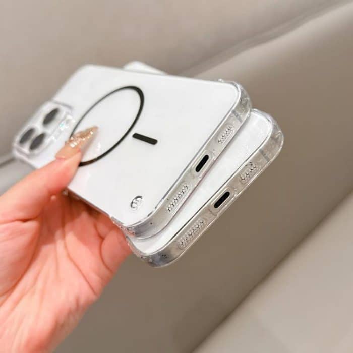 Half Frame Transparent PC MagSafe Phone Case, For iPhone 14, For iPhone 14 Pro, For iPhone 14 Pro Max – Bild 6