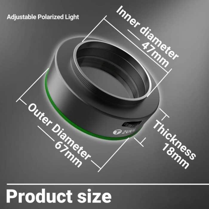 2UUL MS97 Staub-Proof/Öl-Proof/Anti-Rauch Mikroskop Einstellbare Polarisierte Licht – Bild 2