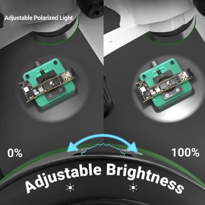 2UUL MS97 Staub-Proof/Öl-Proof/Anti-Rauch Mikroskop Einstellbare Polarisierte Licht – Bild 3