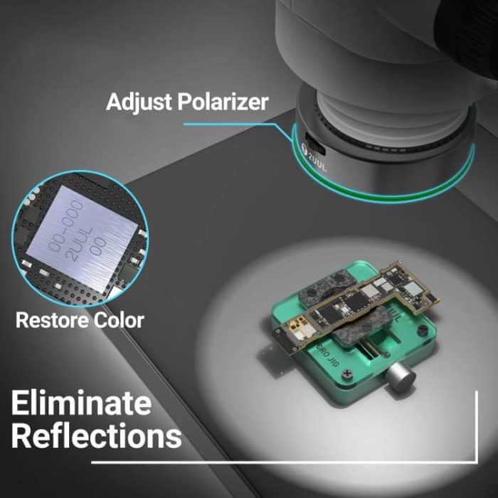 2UUL MS97 Staub-Proof/Öl-Proof/Anti-Rauch Mikroskop Einstellbare Polarisierte Licht – Bild 4