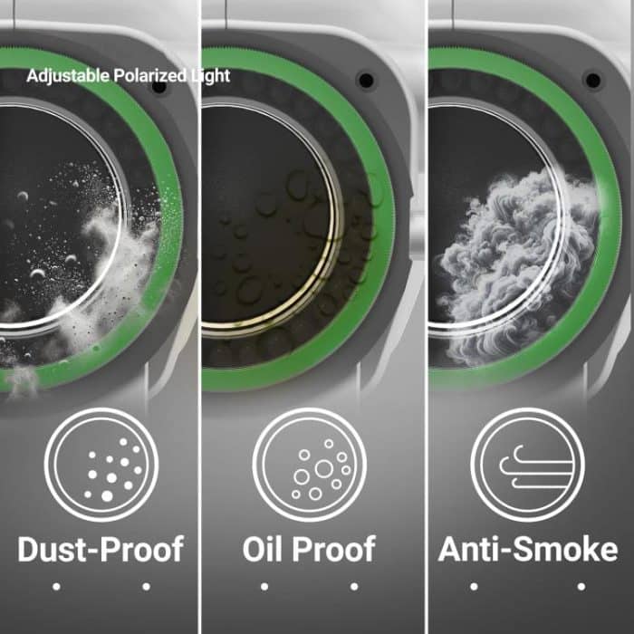 2UUL MS97 Staub-Proof/Öl-Proof/Anti-Rauch Mikroskop Einstellbare Polarisierte Licht – Bild 5