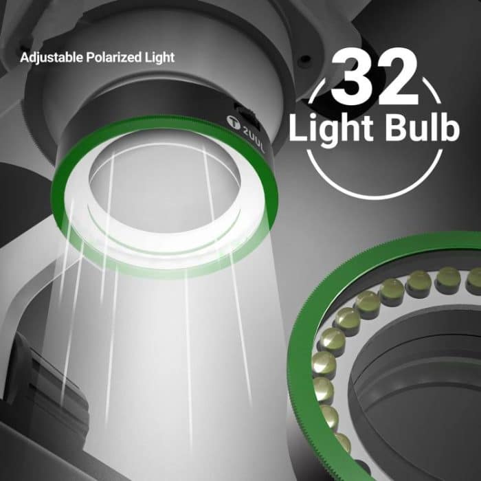 2UUL MS97 Staub-Proof/Öl-Proof/Anti-Rauch Mikroskop Einstellbare Polarisierte Licht – Bild 7