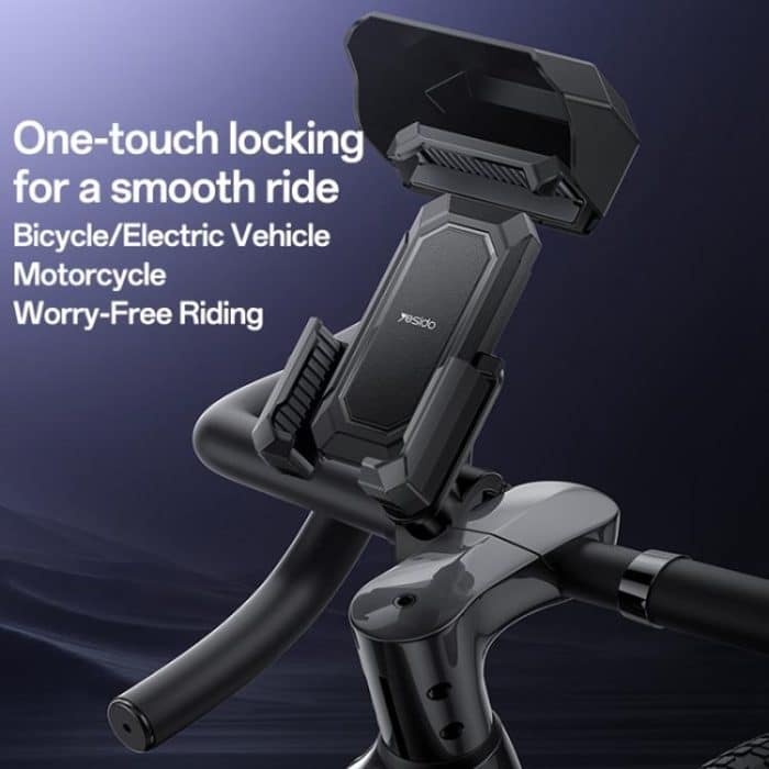 Yesido C331 360 Degree Adjustment Mechanical Locking Bicycle Phone Holder, C331 – Bild 2