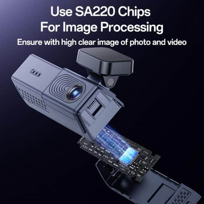 Yesido KM22 1K HD Dual Dash Camera Car Driving Recorder with 1.47 inch Screen, KM22 – Bild 3