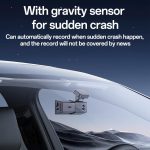 Yesido KM22 1K HD Dual Dash Camera Car Driving Recorder with 1.47 inch Screen, KM22 – Bild 9