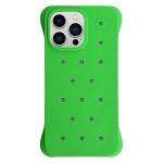 Solid Color Holes Heat Dissipation PC Shockproof Phone Case, For iPhone 13 Pro Max, For iPhone 13 Pro