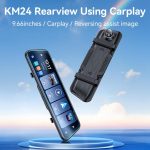 Yesido KM24 9.66 inch HD Image Reversing Assist CarPlay Streaming Rearview Mirror Dash Cam, KM24 – Bild 2