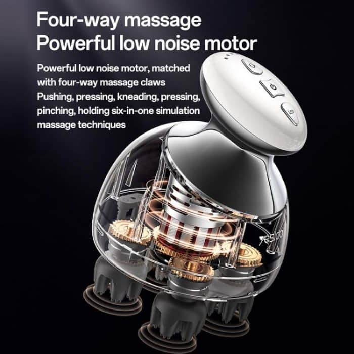 Yesido MG12 IPX7 Waterproof Intelligent Head Massager Care Instrument, MG12 – Bild 5