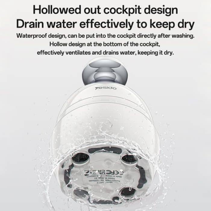 Yesido MG12 IPX7 Waterproof Intelligent Head Massager Care Instrument, MG12 – Bild 10