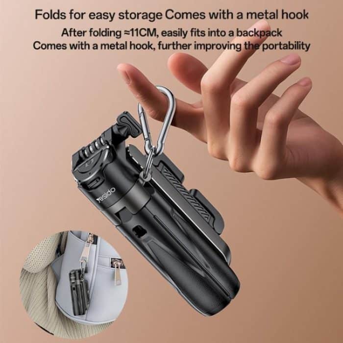 Yesido SF29 Foldable Tripod Bluetooth Selfie Stick, SF29 – Bild 10