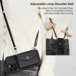 Litchi Texture Horizontal Card Bag Holder Phone Case with Long Lanyard, For iPhone 14 Plus, For iPhone 14 / 13, For iPhone 14 Pro, For iPhone 14 Pro Max – Bild 7