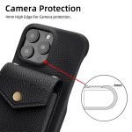Litchi Texture Vertical Card Bag Holder Phone Case with Long Lanyard, For iPhone 16 Pro Max, For iPhone 16 Pro, For iPhone 16 Plus, For iPhone 16 – Bild 3