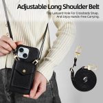 Litchi Texture Vertical Card Bag Holder Phone Case with Long Lanyard, For iPhone 14 Plus, For iPhone 14 / 13, For iPhone 14 Pro, For iPhone 14 Pro Max – Bild 7