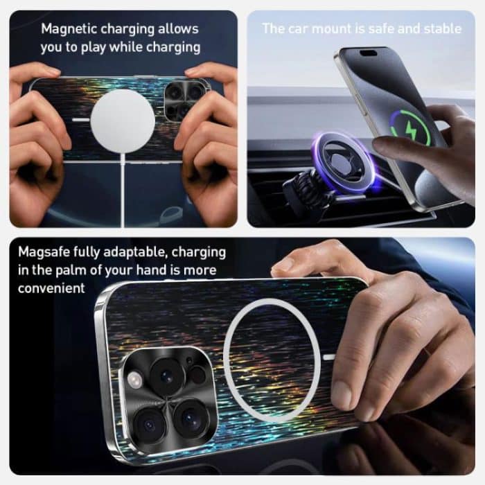 Dazzling Acrylic Shockproof MagSafe Phone Case, For iPhone 15, For iPhone 14, For iPhone 14 Pro, For iPhone 14 Pro Max, For iPhone 13 Pro Max, For iPhone 13 Pro – Bild 5