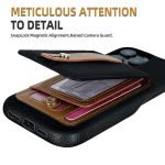 Litchi Texture Leather Ring Card Bag Holder Phone Case, For iPhone 15 Pro Max, For iPhone 15 Pro, For iPhone 15 Plus, For iPhone 15 – Bild 8