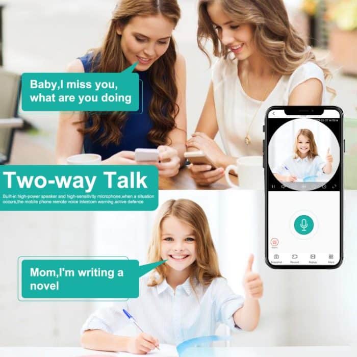 QJ700 1080P HD WiFi Panoramic 360-degree Snake Tube Camera, Support Motion Detection – Bild 7