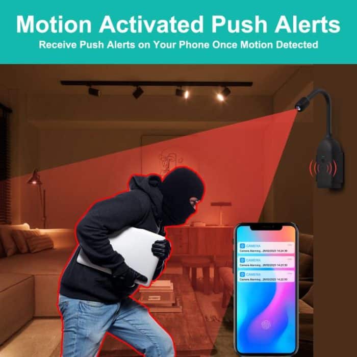 QJ700 1080P HD WiFi Panoramic 360-degree Snake Tube Camera, Support Motion Detection – Bild 8