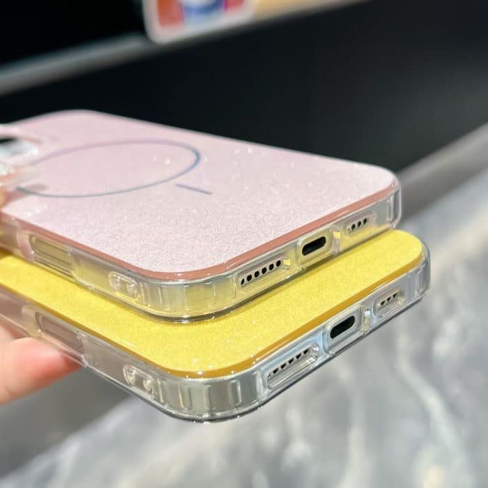 Glitter Powder Plating MagSafe IMD Full Coverage Phone Case, For iPhone 16 Pro Max, For iPhone 16 Pro, For iPhone 16 Plus, For iPhone 16 – Bild 4