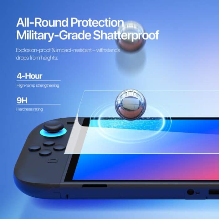 DUX DUCIS HD Full Screen Tempered Glass Film with Positioner, For Nintendo Switch 2 – Bild 5