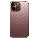 Plating Carbon Fiber MagSafe Full Coverage Phone Case, For iPhone 16 Pro Max, For iPhone 16 Pro, For iPhone 16 Plus, For iPhone 16