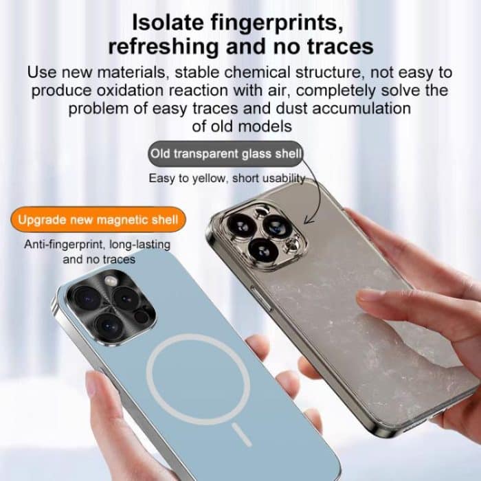 Metal Mens Acrylic PC Thin Circle MagSafe Phone Case, For iPhone 16e, For iPhone 16 Pro Max, For iPhone 16 Pro, For iPhone 16, For iPhone 15 Pro Max, For iPhone 15 Pro – Bild 4