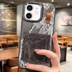 Denim Leather Pocket Design Phone Case, For iPhone 11