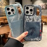 Denim Leather Pocket Design Phone Case, For iPhone 11 – Bild 3